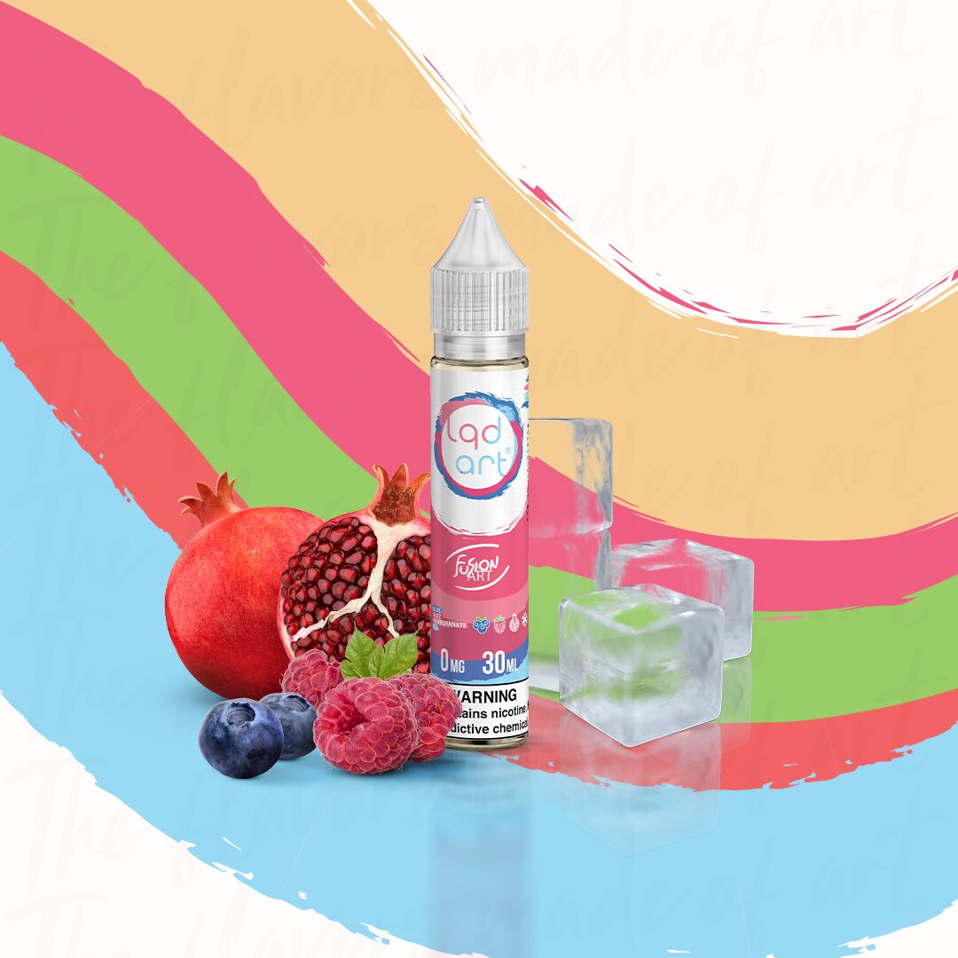 Blue Razz Pomegranate Ice — LQD Art