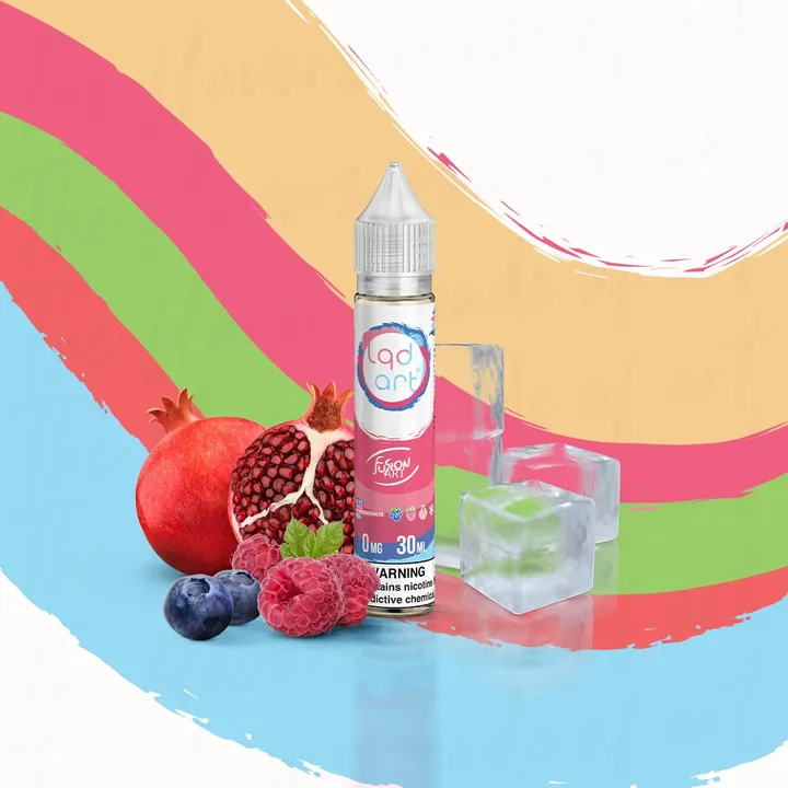 Blue Razz Pomegranate Ice — LQD Art