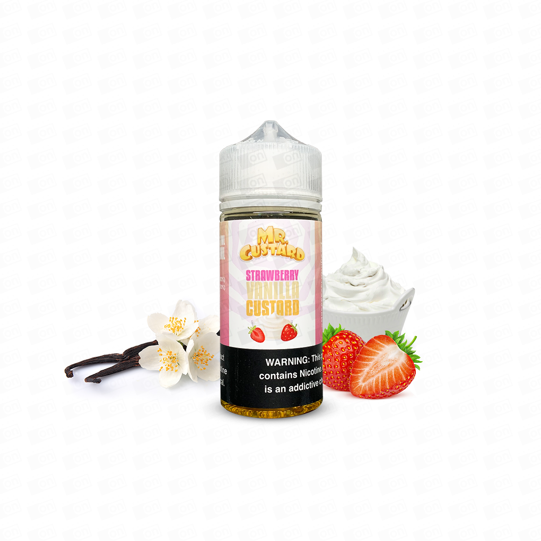 Strawberry Vanilla Custard — Mr Custard