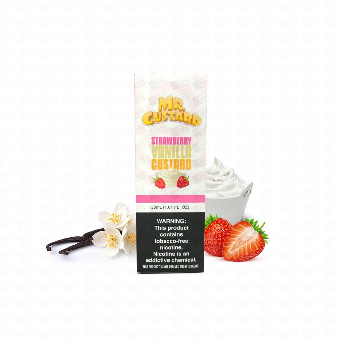Strawberry Vanilla Custard — Mr Custard