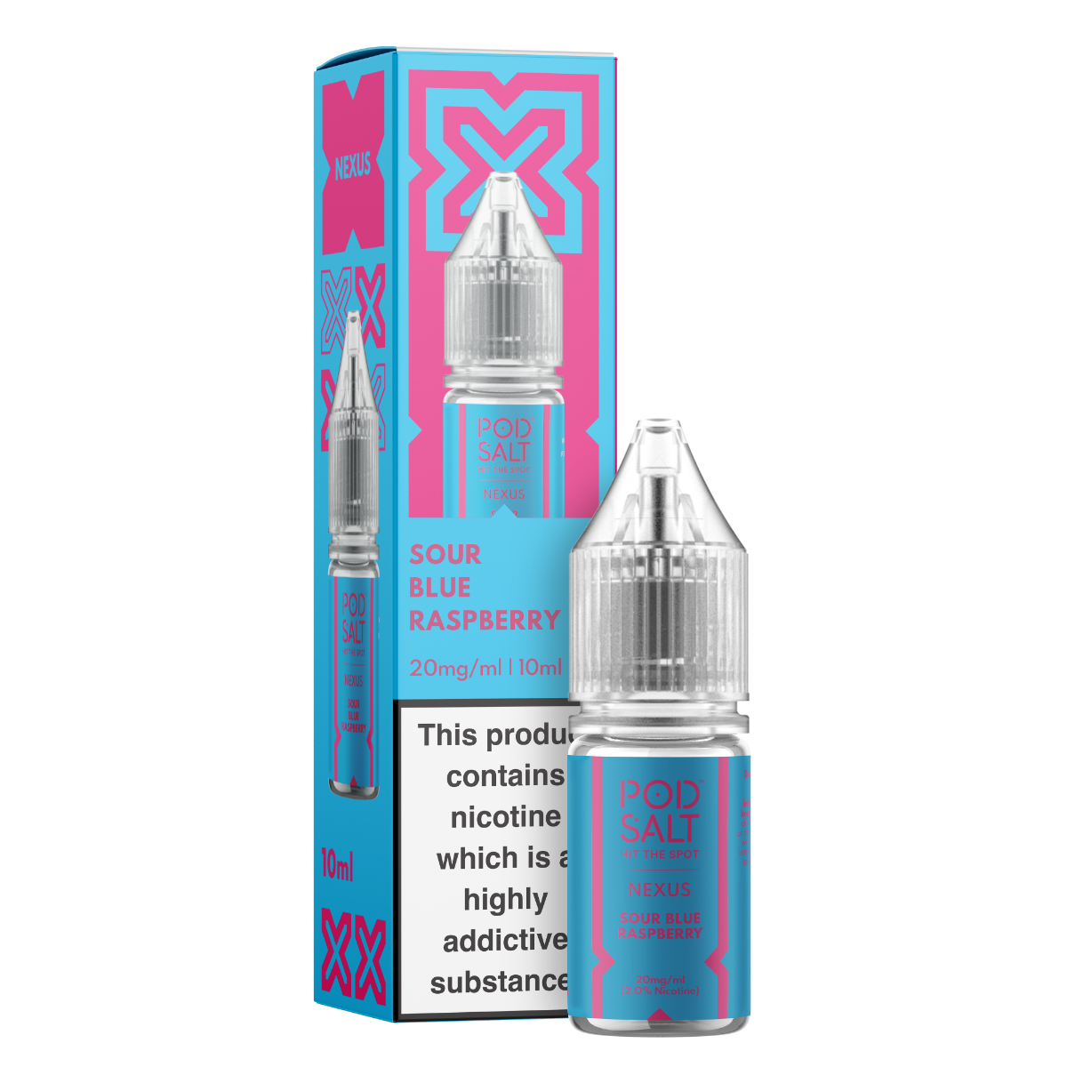 Nexus Sour Blue Raspberry — Pod Salt