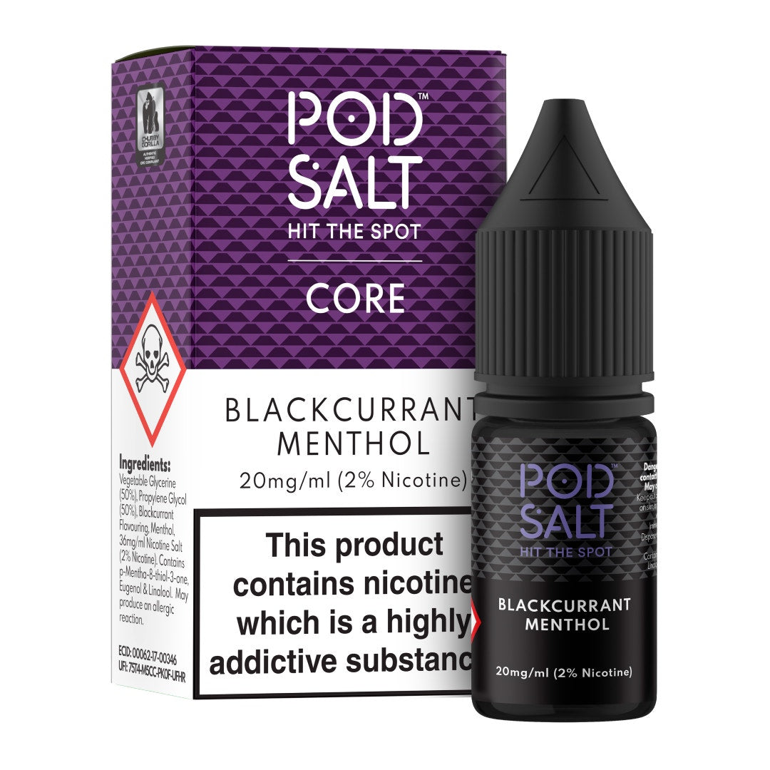 Pod Blackcurrant Menthol — Pod Salt