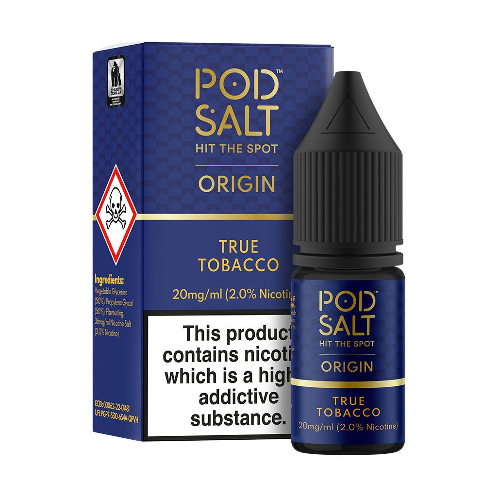 Pod Origin True Tobacco — Pod Salt