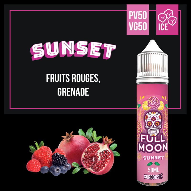 Sunset — Full Moon